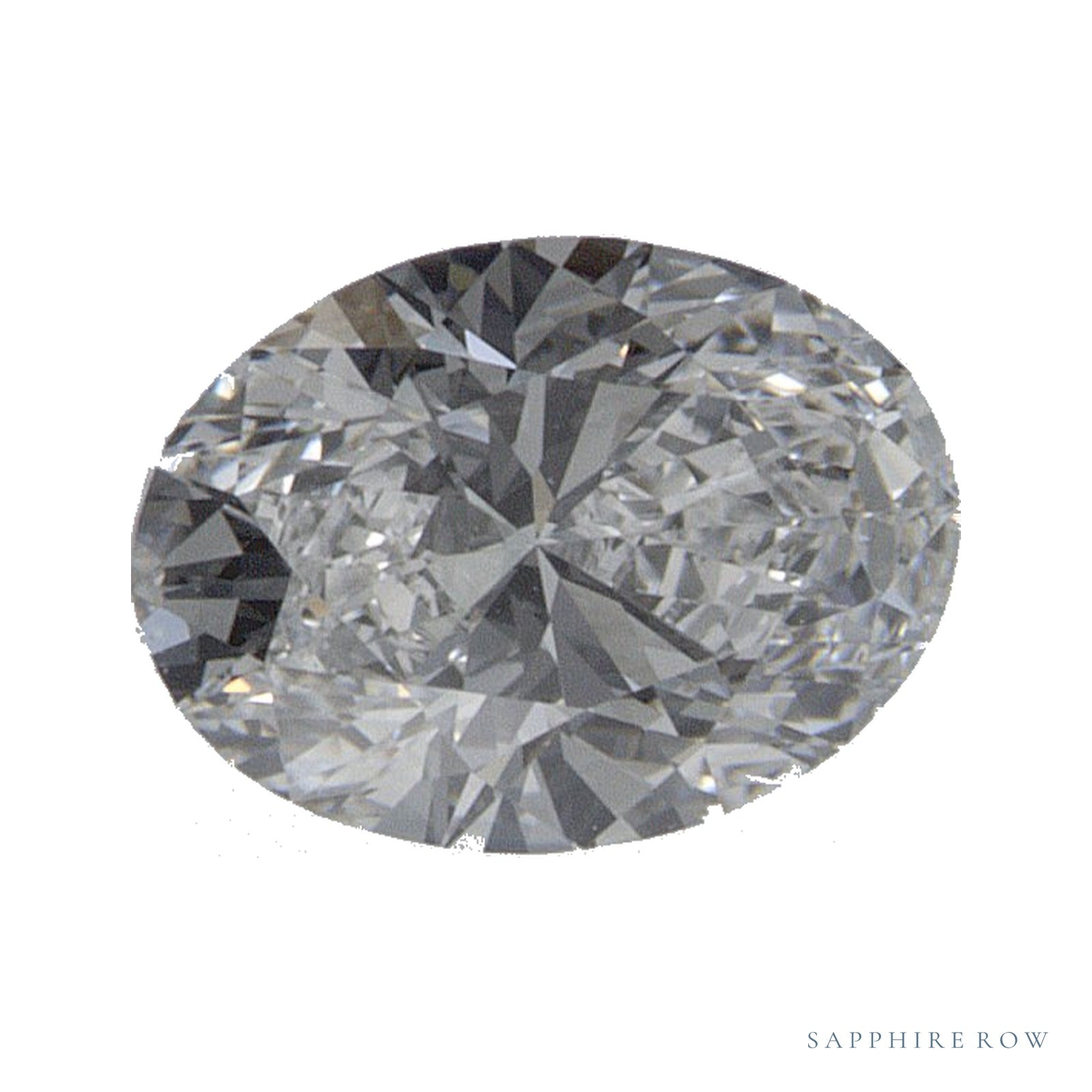 0.55 ct lab-grown diamond, oval cut | Sapphire Row · cut4
