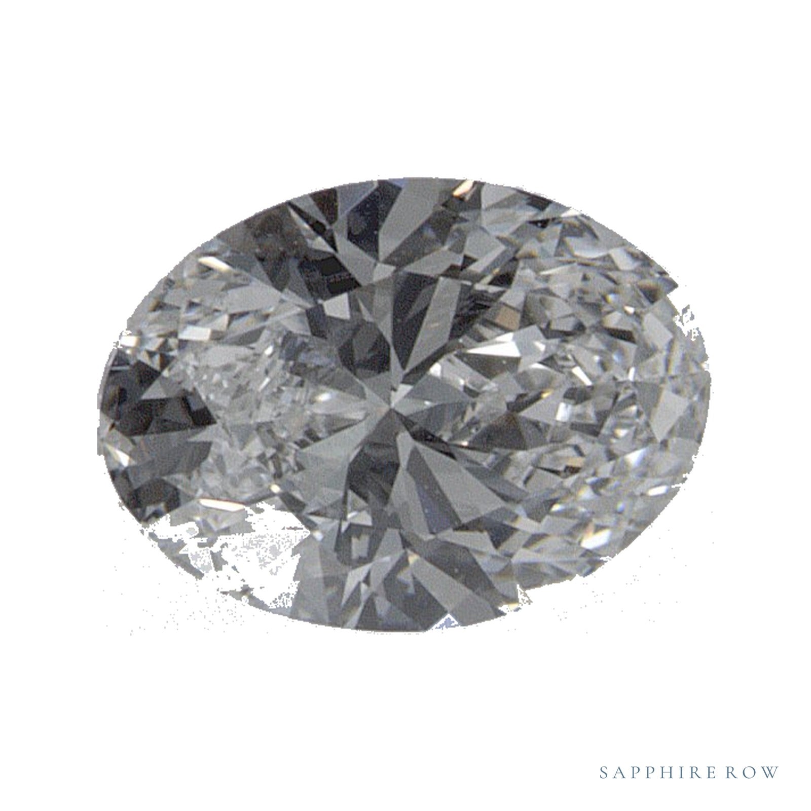 0.55 ct lab-grown diamond, oval cut | Sapphire Row · cut4