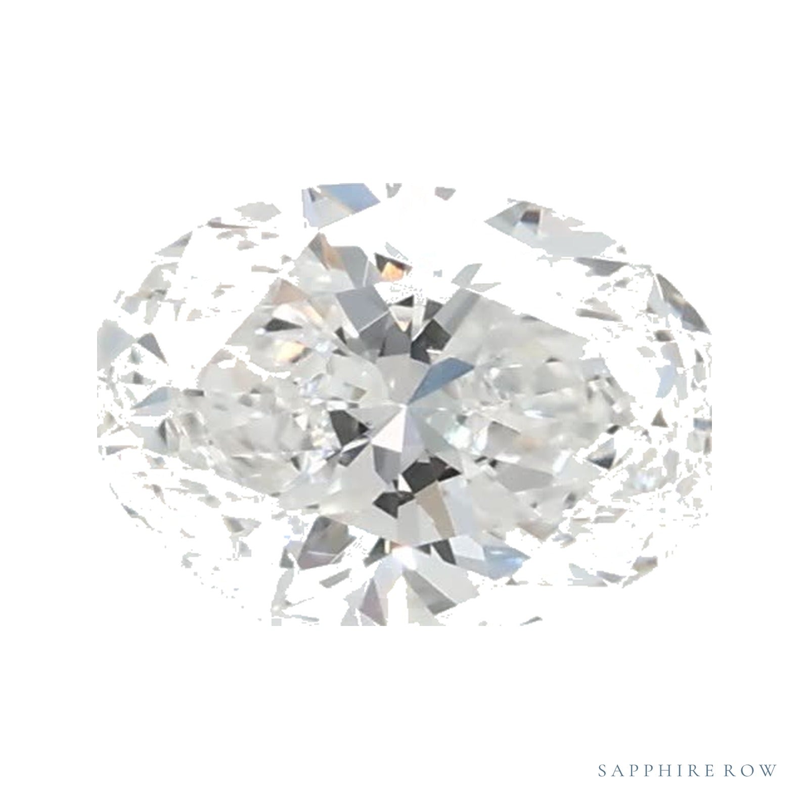 0.55 ct lab-grown diamond, oval cut | Sapphire Row · cut4