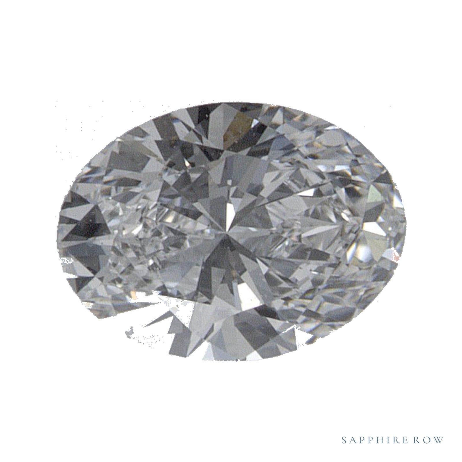 0.55 ct lab-grown diamond, oval cut | Sapphire Row · cut4