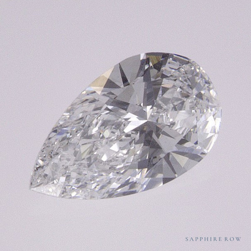 0.55 ct lab-grown diamond, pear cut | Sapphire Row · cut7