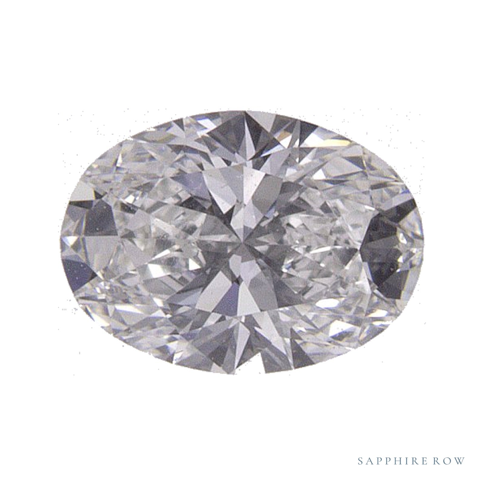 0.54 ct natural diamond, oval cut | Sapphire Row · cut4