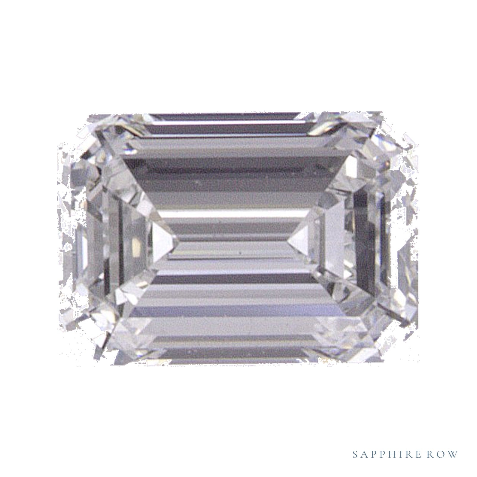 0.54 ct natural diamond, emerald cut | Sapphire Row · cut4