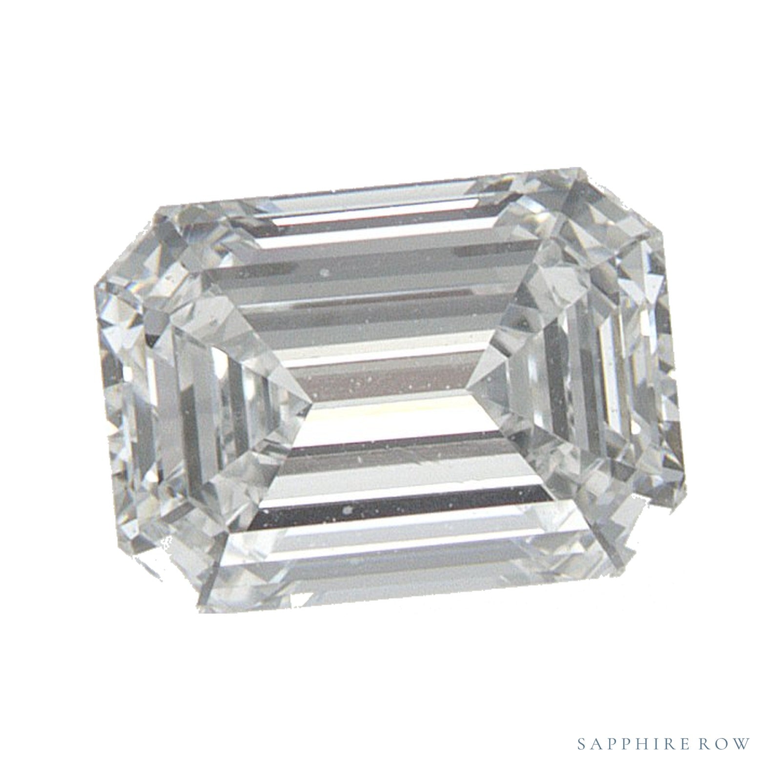 0.54 ct natural diamond, emerald cut | Sapphire Row · cut4