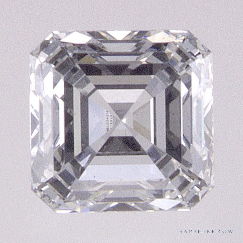 0.54 ct lab-grown diamond, asscher cut | Sapphire Row · cut7
