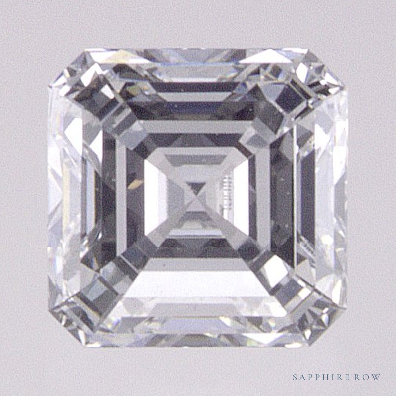 0.54 ct lab-grown diamond, asscher cut | Sapphire Row · cut7