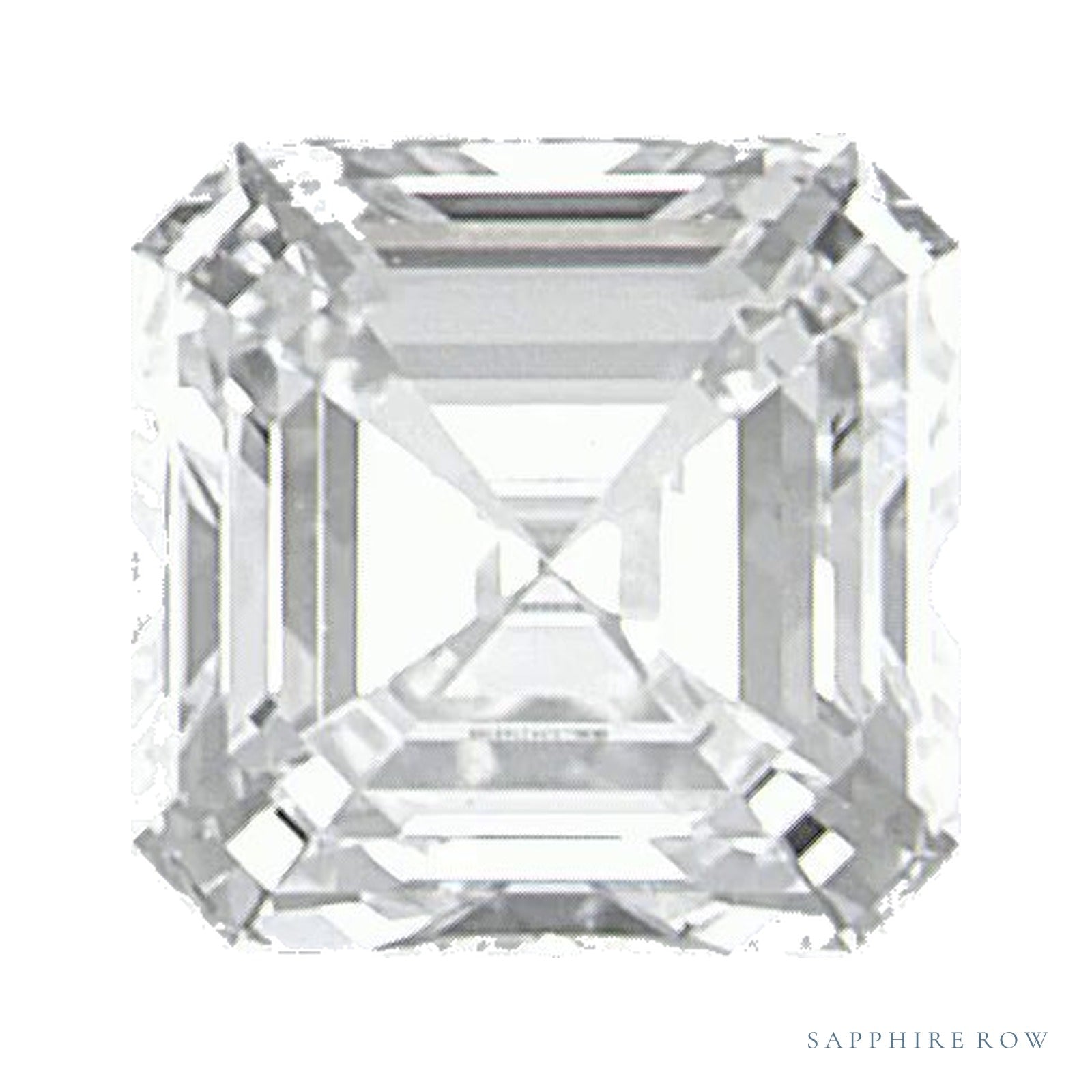 0.54 ct lab-grown diamond, asscher cut | Sapphire Row · cut4
