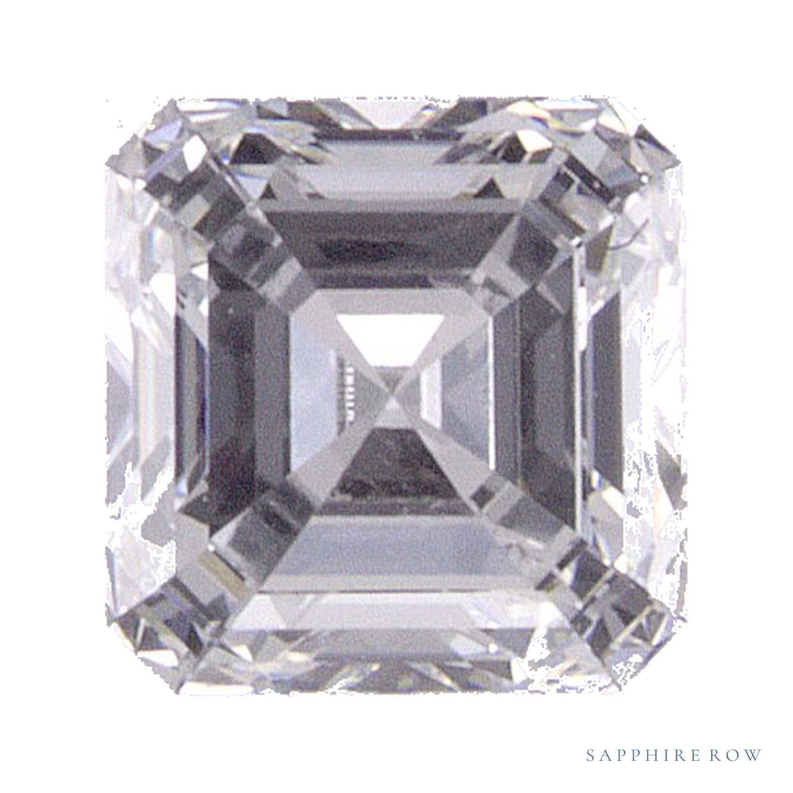 0.54 ct lab-grown diamond, asscher cut | Sapphire Row · cut4