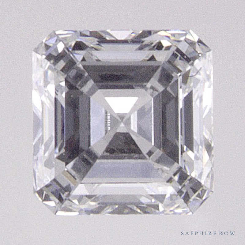 0.54 ct lab-grown diamond, asscher cut | Sapphire Row · cut7
