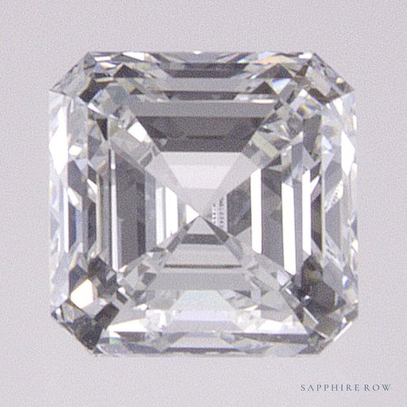 0.54 ct lab-grown diamond, asscher cut | Sapphire Row · cut7