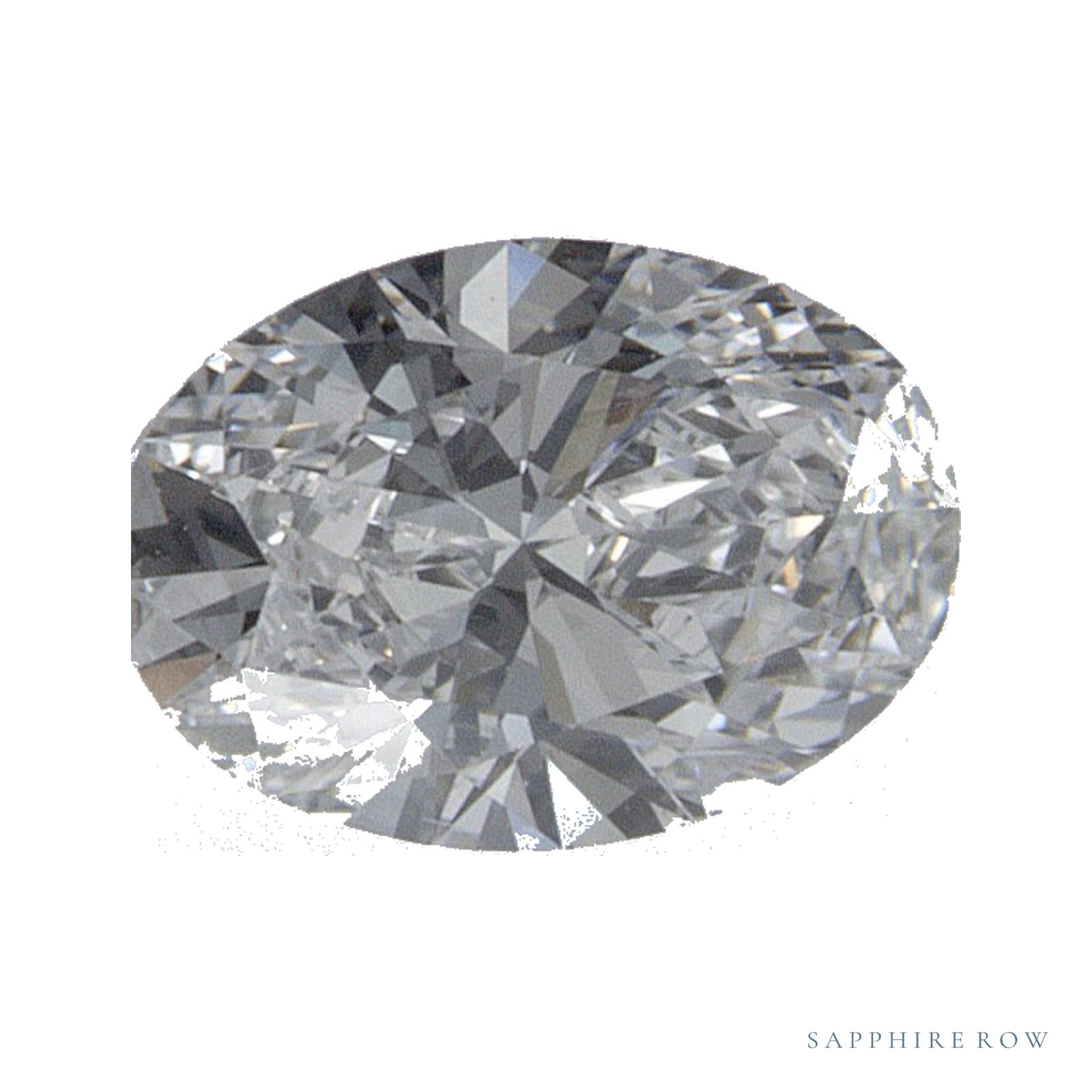 0.54 ct lab-grown diamond, oval cut | Sapphire Row · cut4