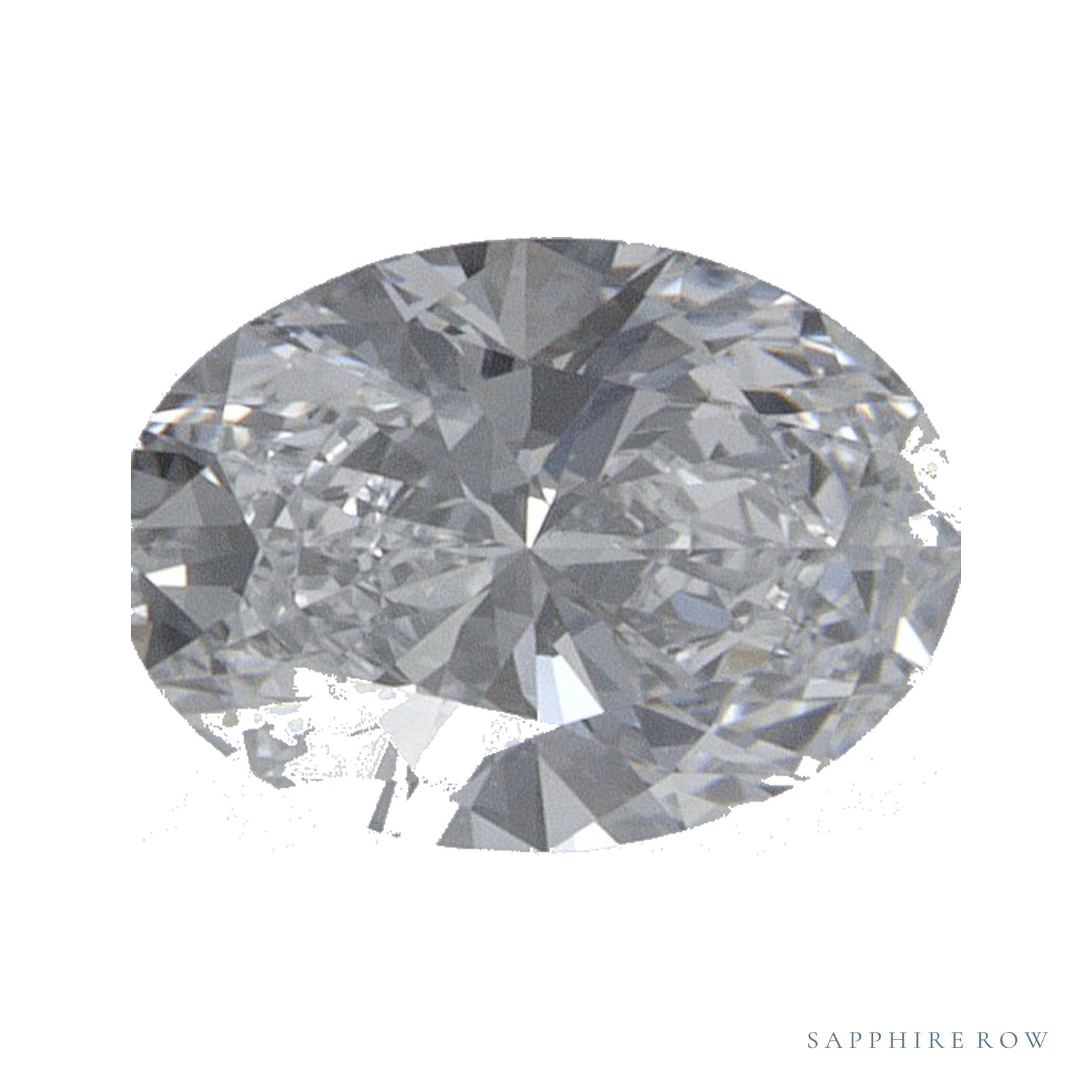 0.54 ct lab-grown diamond, oval cut | Sapphire Row · cut4