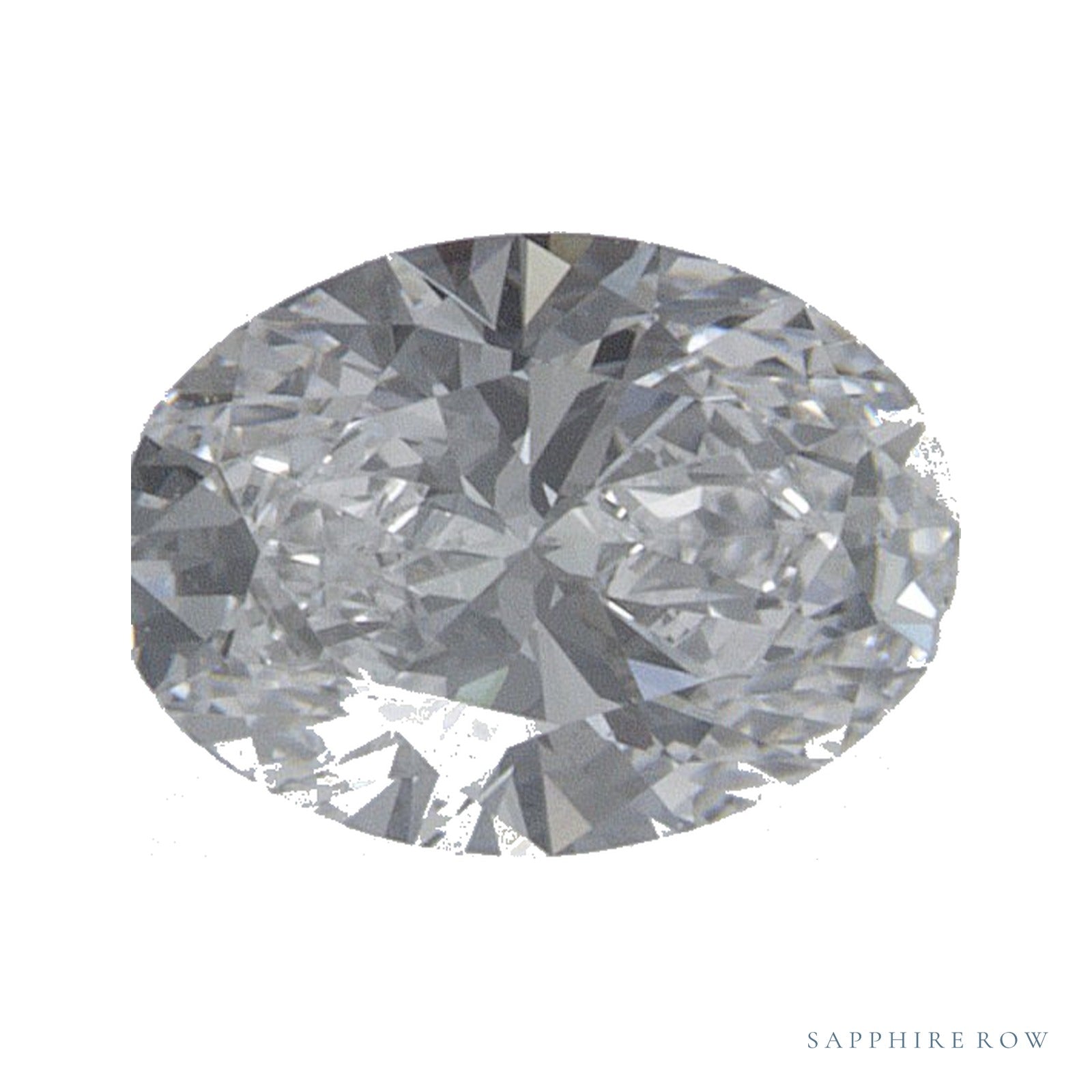 0.54 ct lab-grown diamond, oval cut | Sapphire Row · cut4