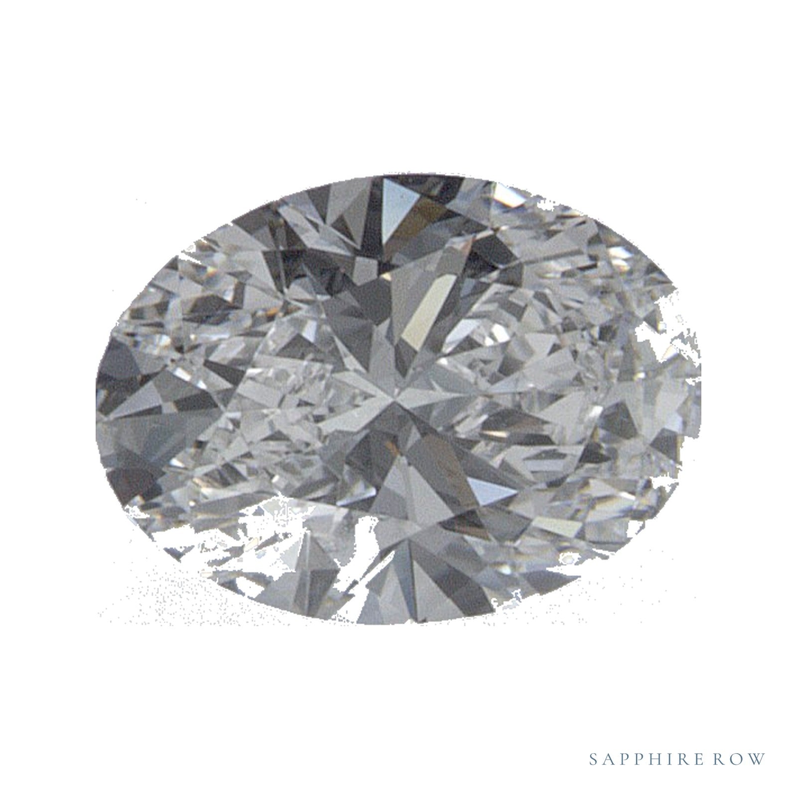 0.54 ct lab-grown diamond, oval cut | Sapphire Row · cut4