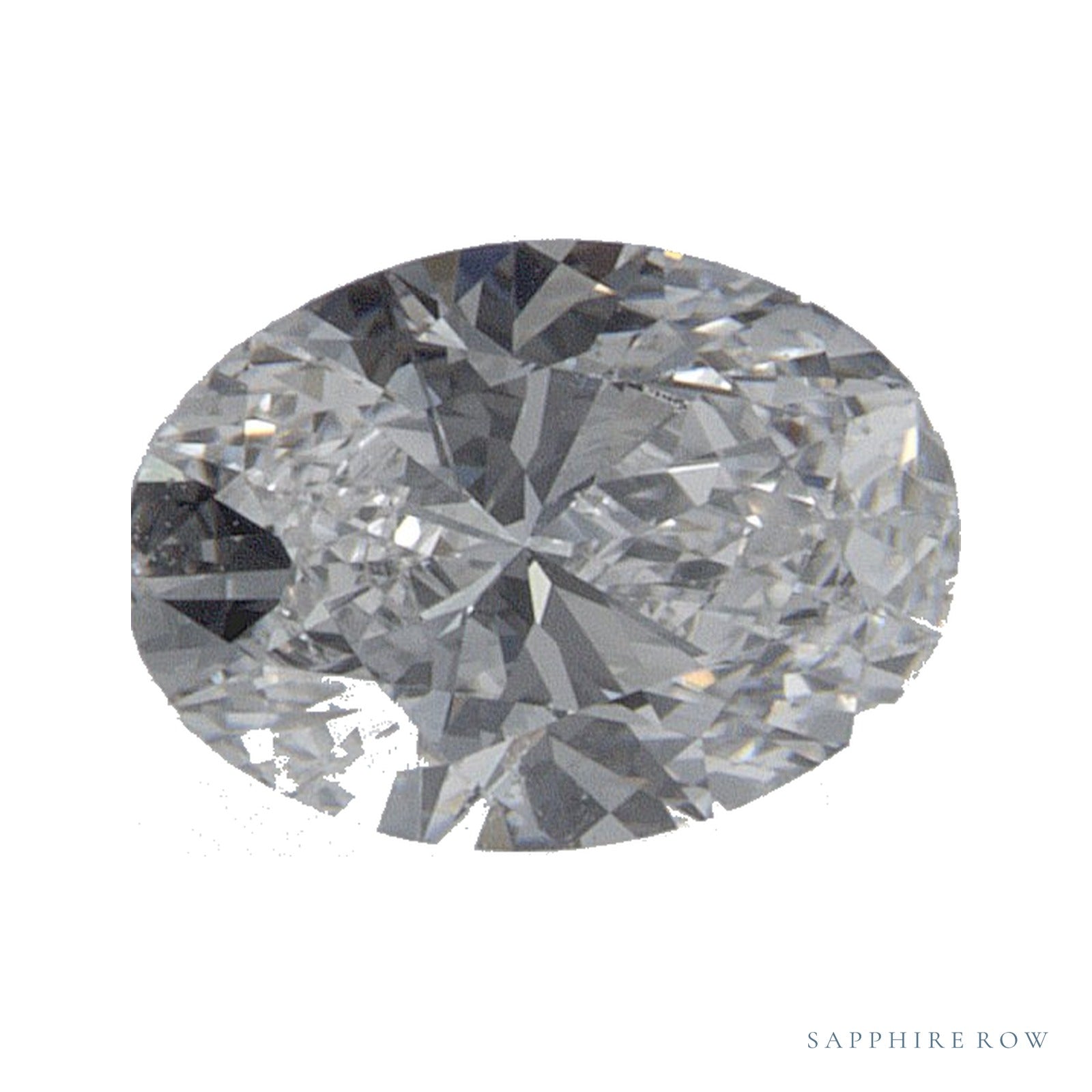 0.54 ct lab-grown diamond, oval cut | Sapphire Row · cut4