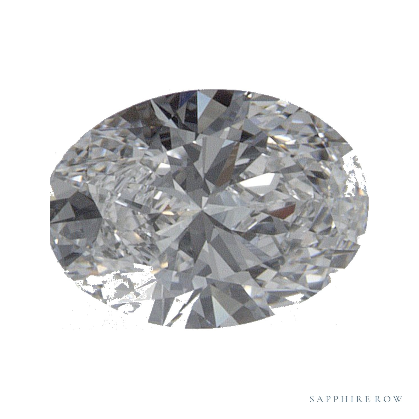 0.54 ct lab-grown diamond, oval cut | Sapphire Row · cut4