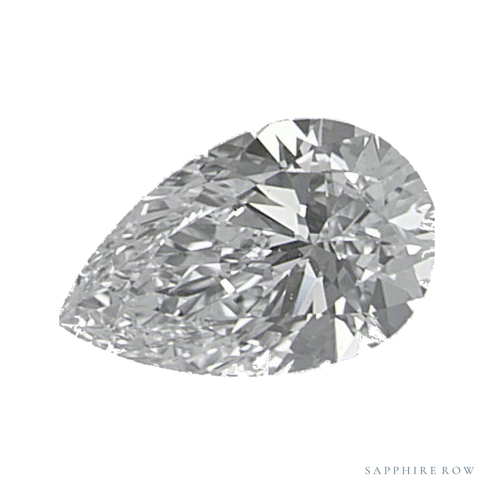 0.54 ct lab-grown diamond, pear cut | Sapphire Row · cut4