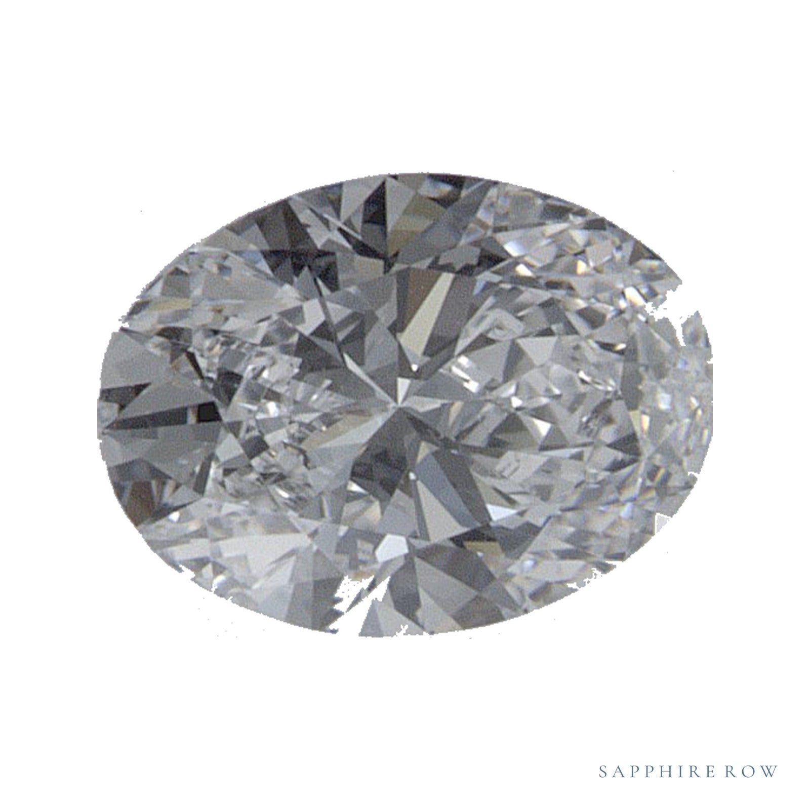 0.54 ct lab-grown diamond, oval cut | Sapphire Row · cut4
