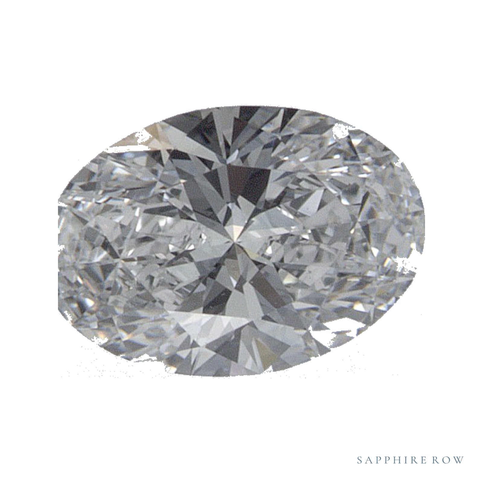 0.54 ct lab-grown diamond, oval cut | Sapphire Row · cut4