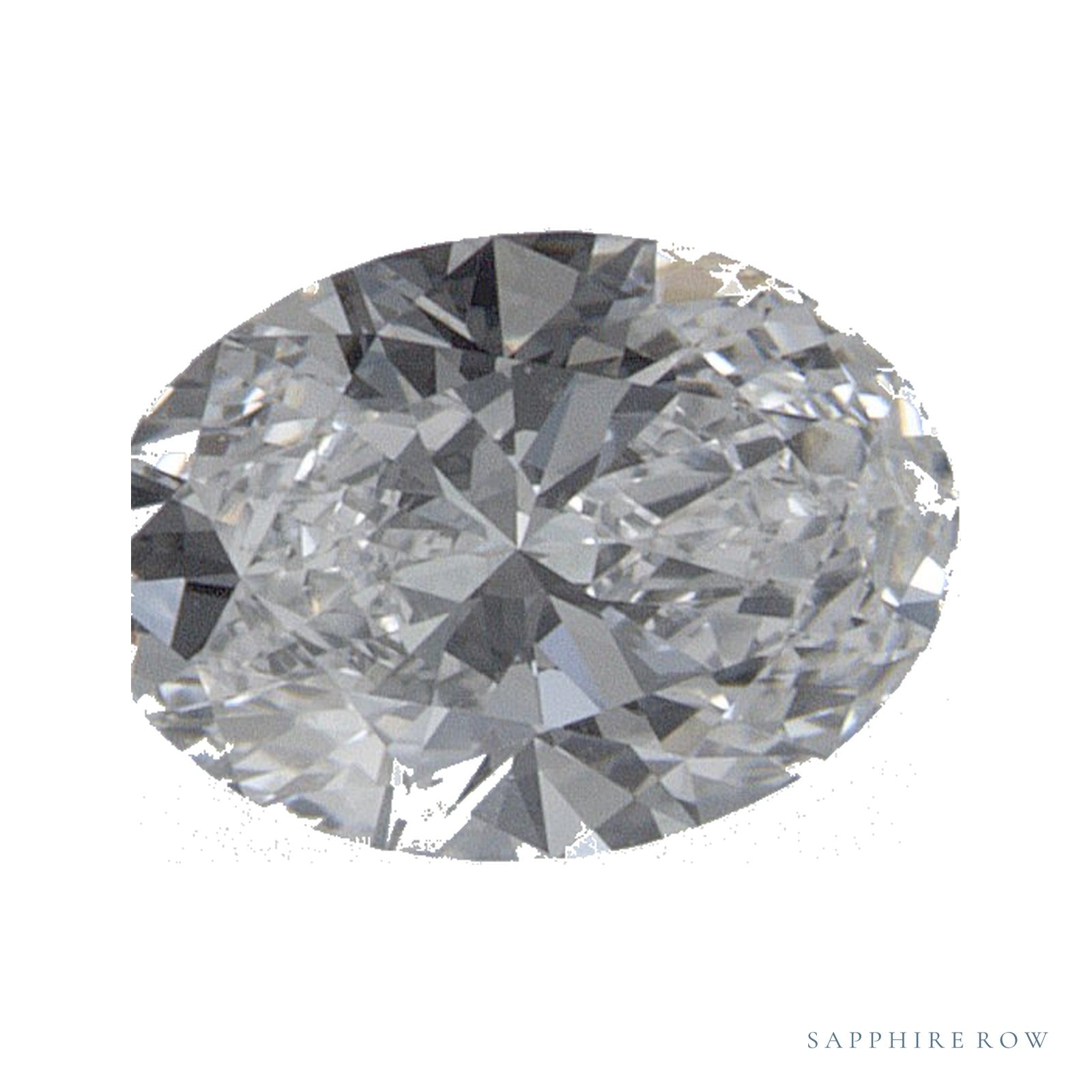 0.54 ct lab-grown diamond, oval cut | Sapphire Row · cut4