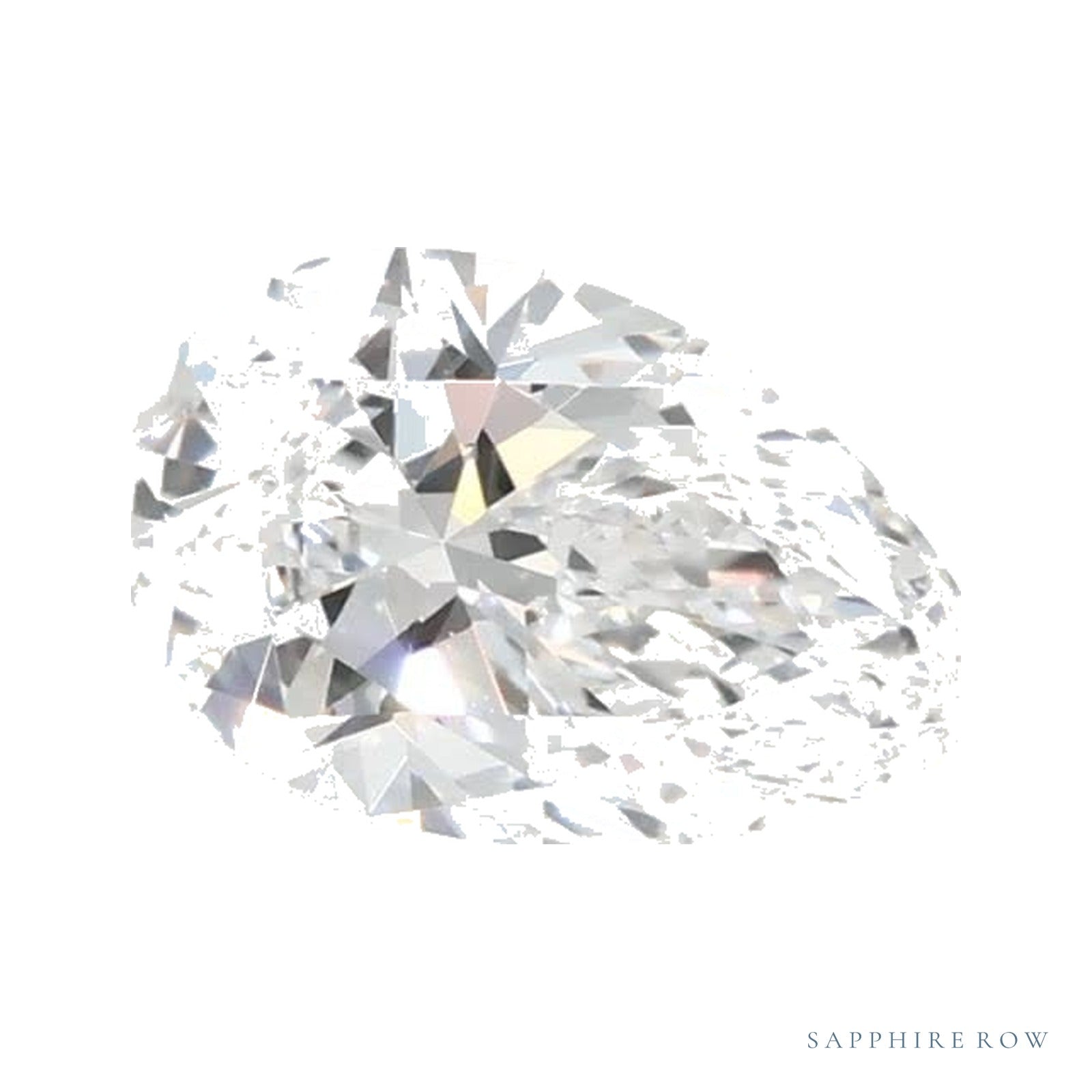 0.54 ct lab-grown diamond, pear cut | Sapphire Row · cut4