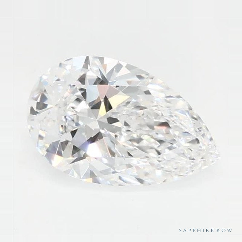 0.54 ct lab-grown diamond, pear cut | Sapphire Row · cut7