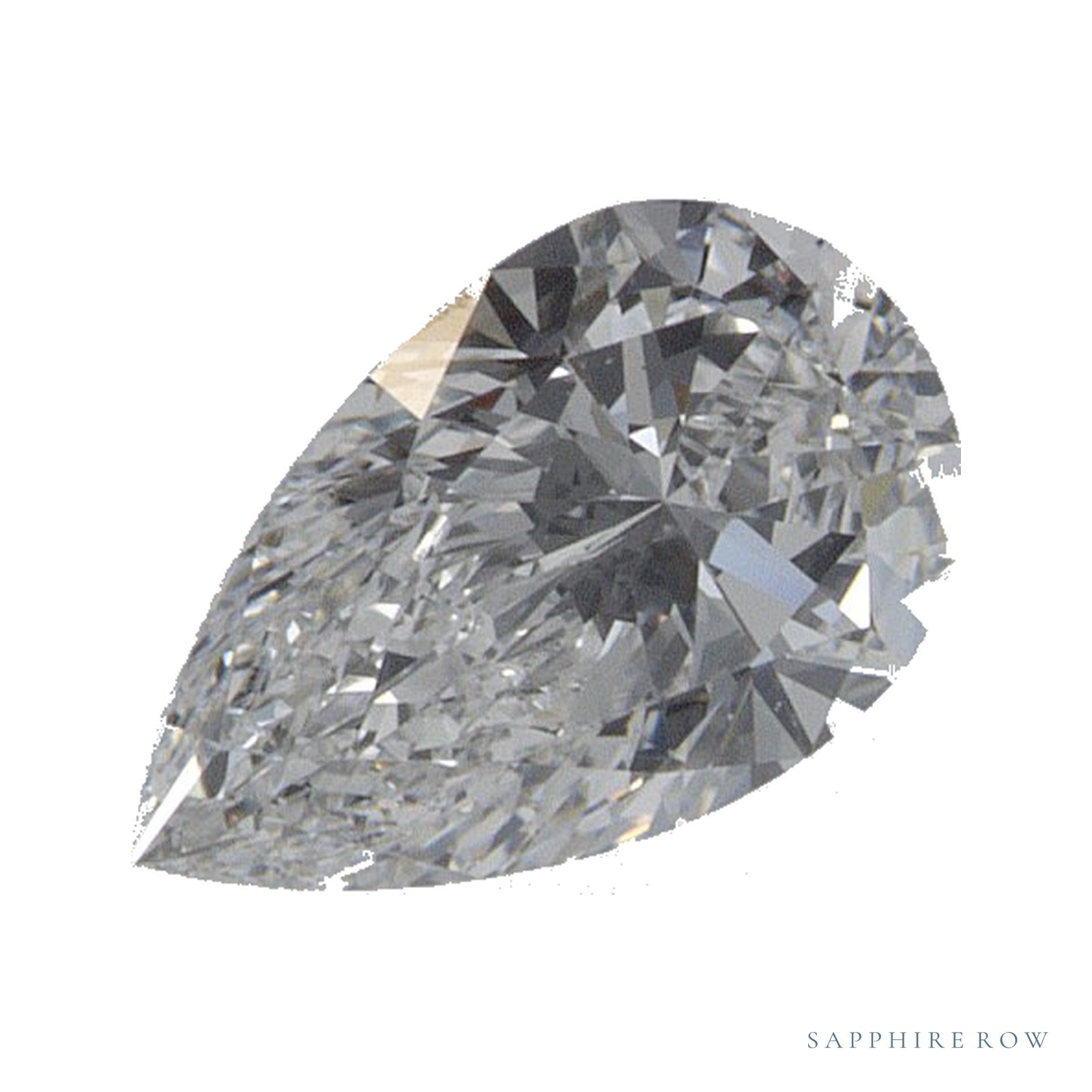 0.54 ct lab-grown diamond, pear cut | Sapphire Row · cut4