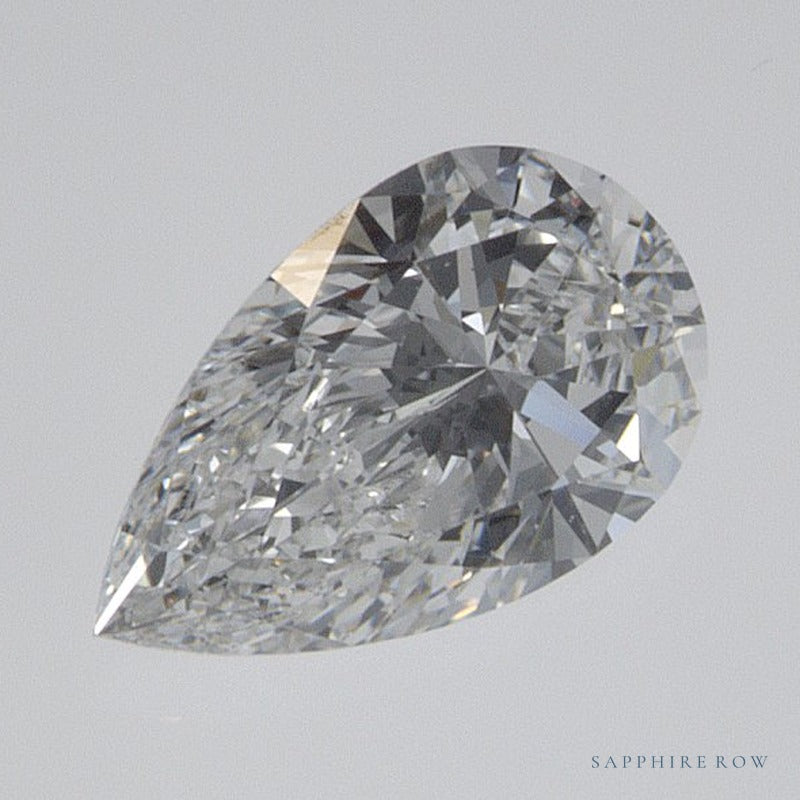 0.54 ct lab-grown diamond, pear cut | Sapphire Row · cut7