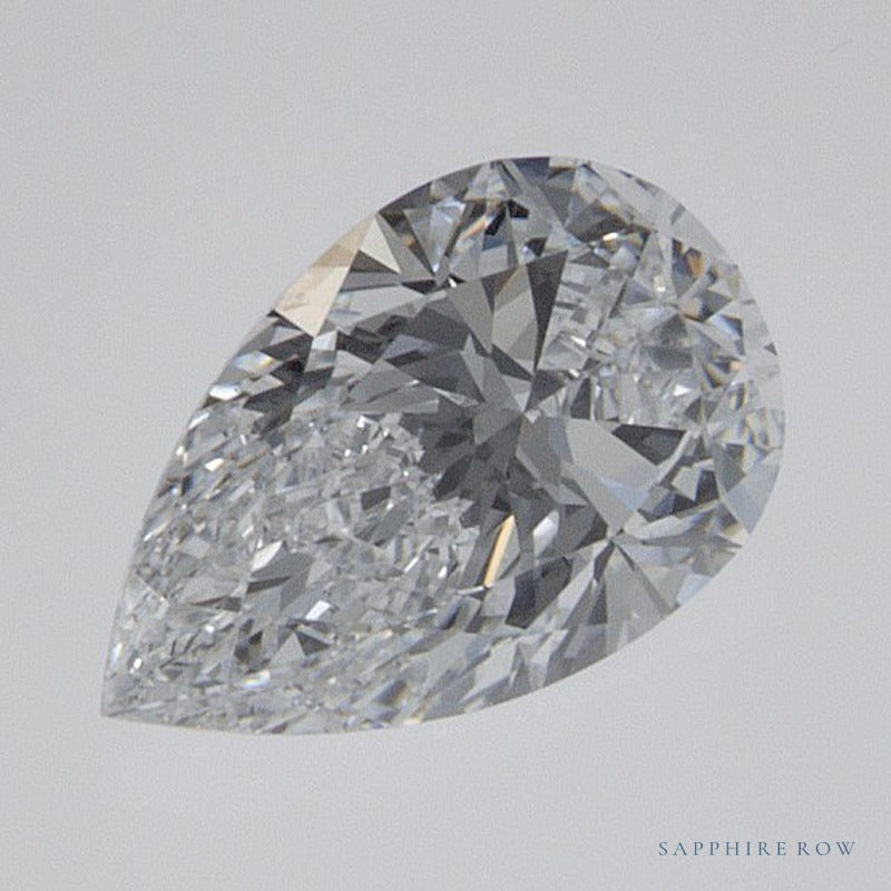 0.54 ct lab-grown diamond, pear cut | Sapphire Row · cut7