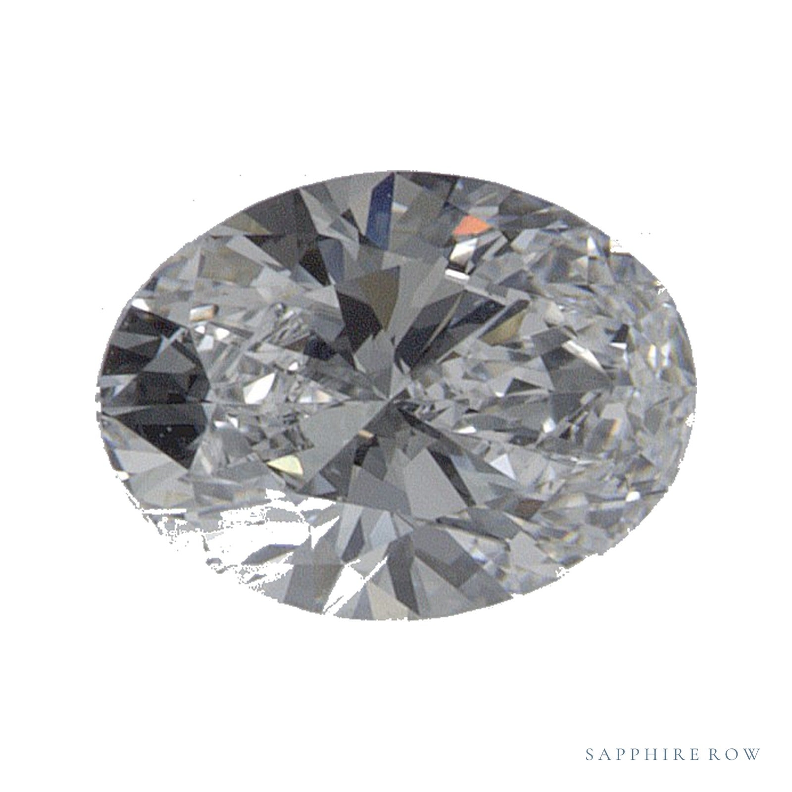 0.54 ct lab-grown diamond, oval cut | Sapphire Row · cut4