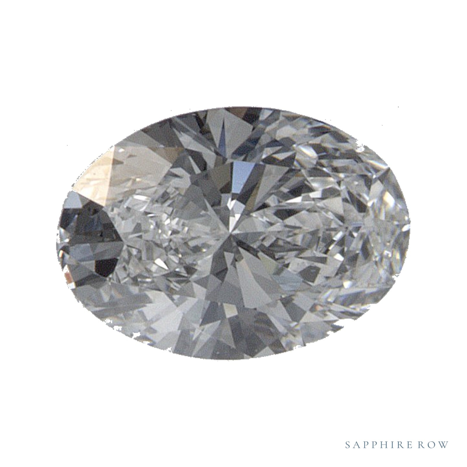 0.54 ct lab-grown diamond, oval cut | Sapphire Row · cut4