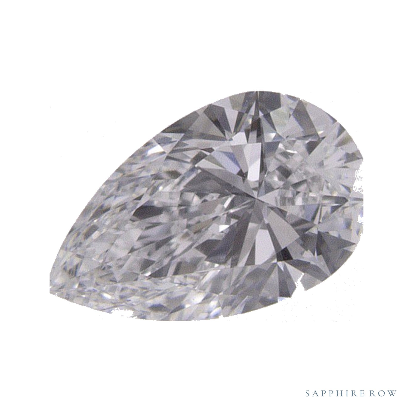 0.54 ct lab-grown diamond, pear cut | Sapphire Row · cut4