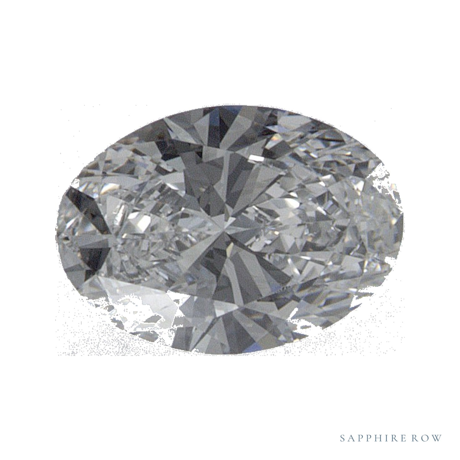 0.54 ct lab-grown diamond, oval cut | Sapphire Row · cut4