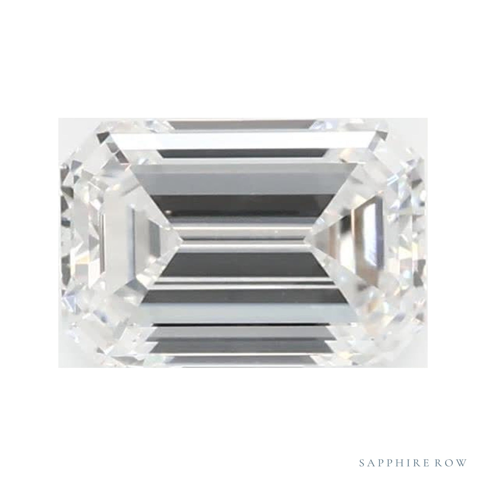 0.54 ct lab-grown diamond, emerald cut | Sapphire Row · cut4