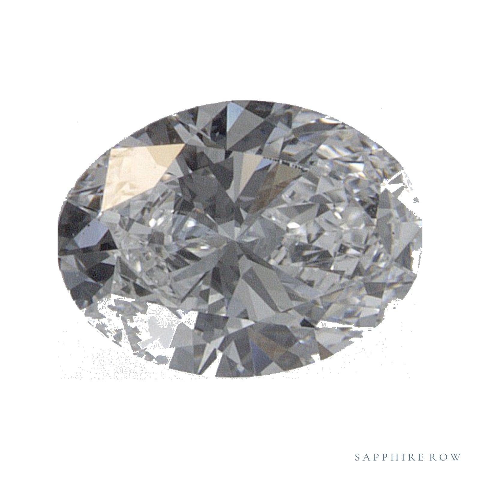 0.54 ct lab-grown diamond, oval cut | Sapphire Row · cut4