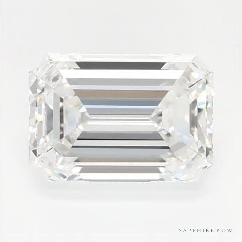 0.54 ct lab-grown diamond, emerald cut | Sapphire Row · cut7