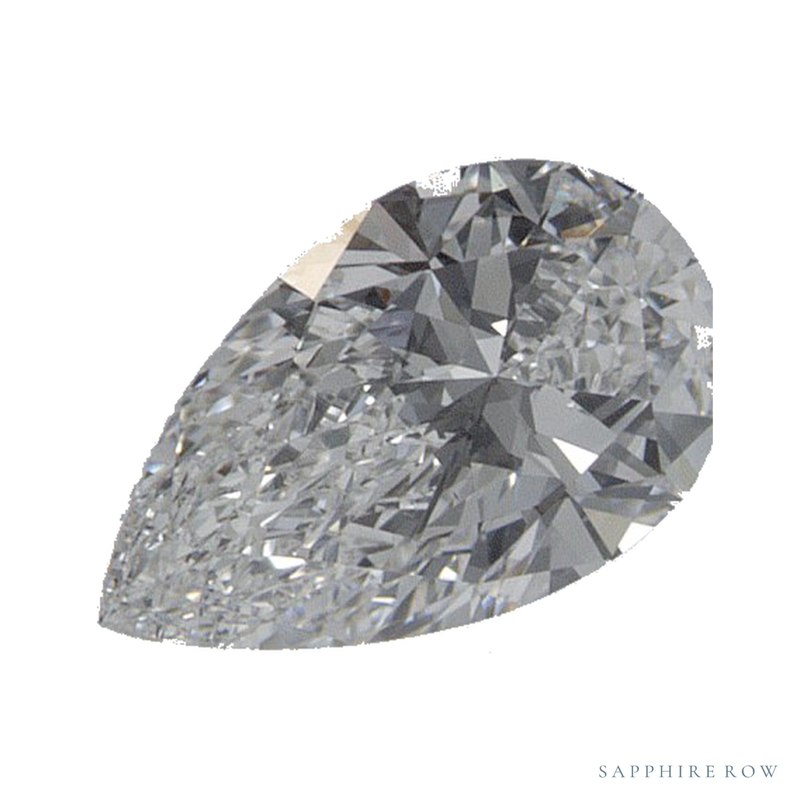 0.54 ct lab-grown diamond, pear cut | Sapphire Row · cut4