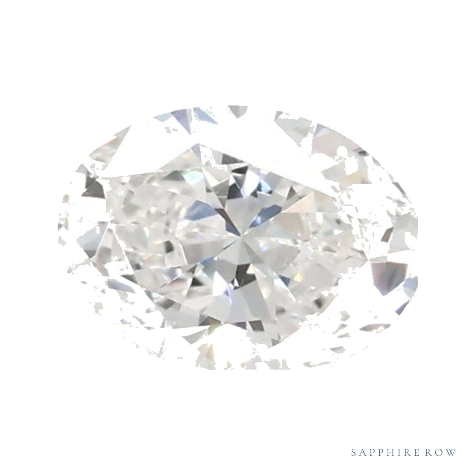 0.54 ct lab-grown diamond, oval cut | Sapphire Row · cut4