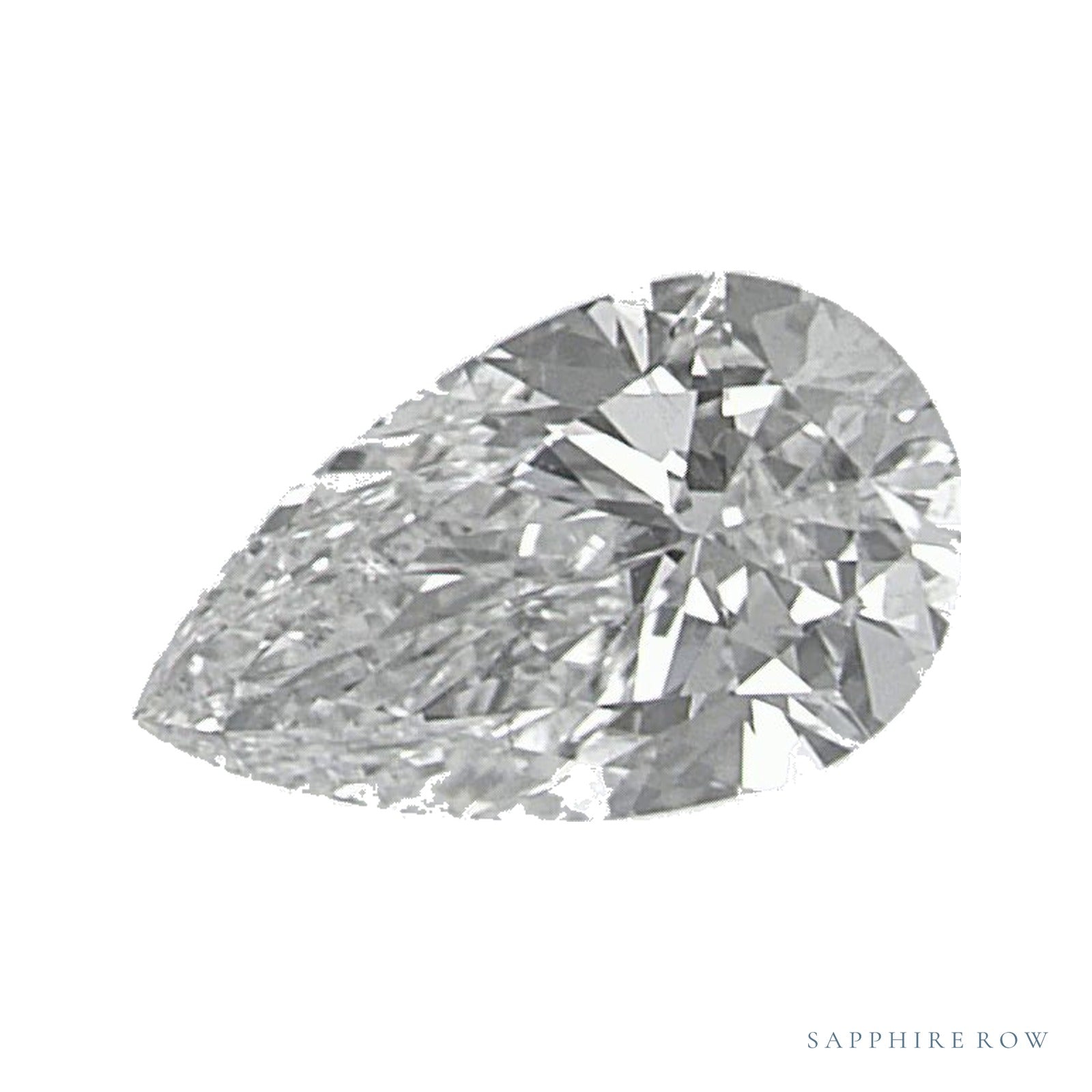 0.53 ct natural diamond, pear cut | Sapphire Row · cut4