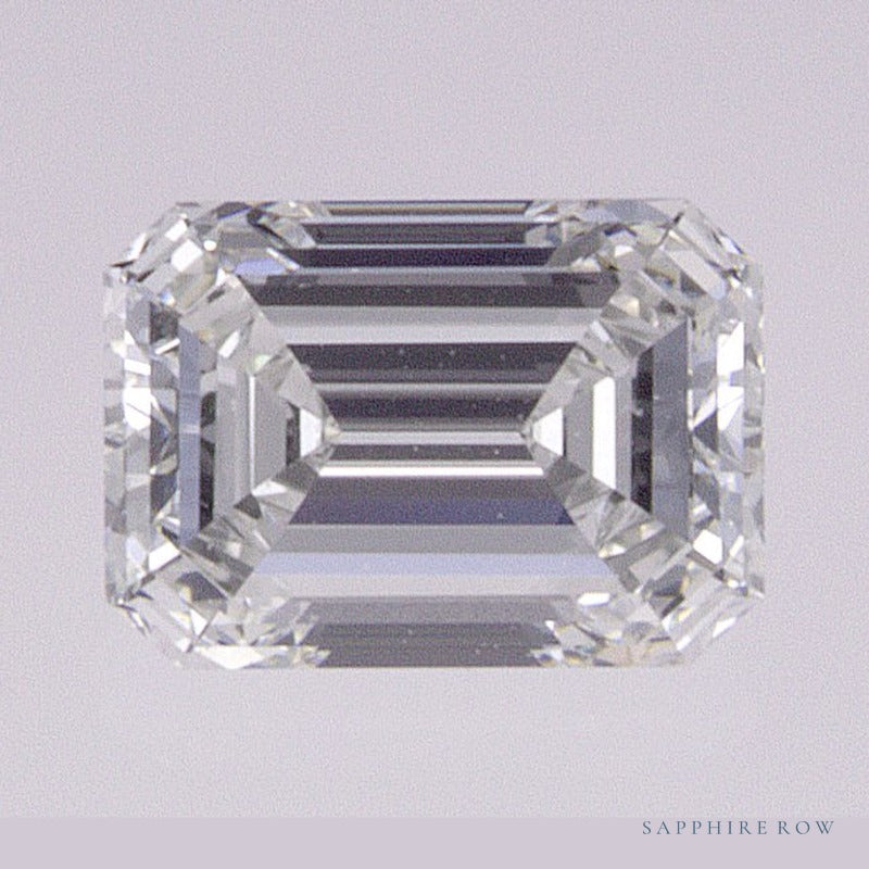 0.53 ct natural diamond, emerald cut | Sapphire Row · cut6