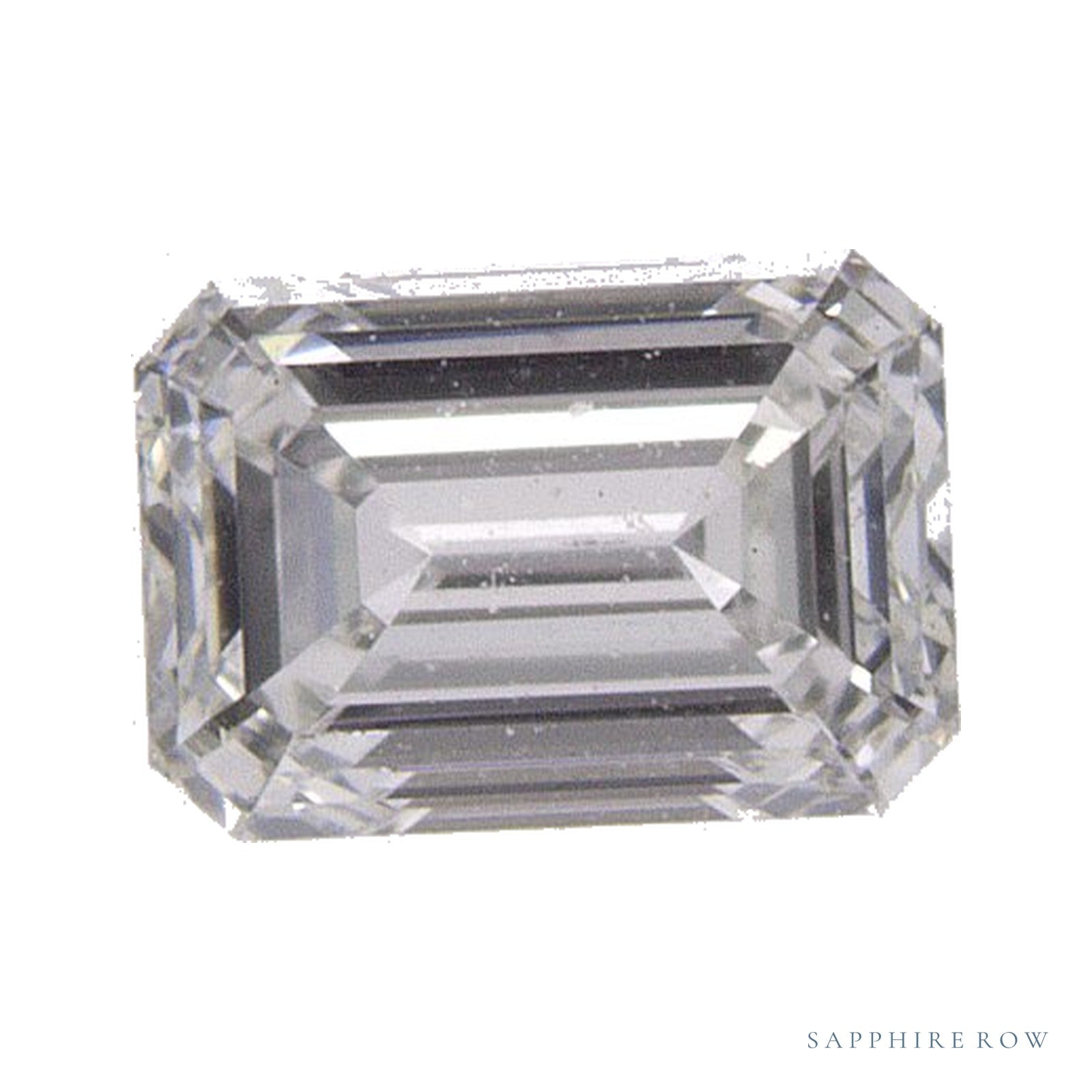 0.53 ct natural diamond, emerald cut | Sapphire Row · cut4