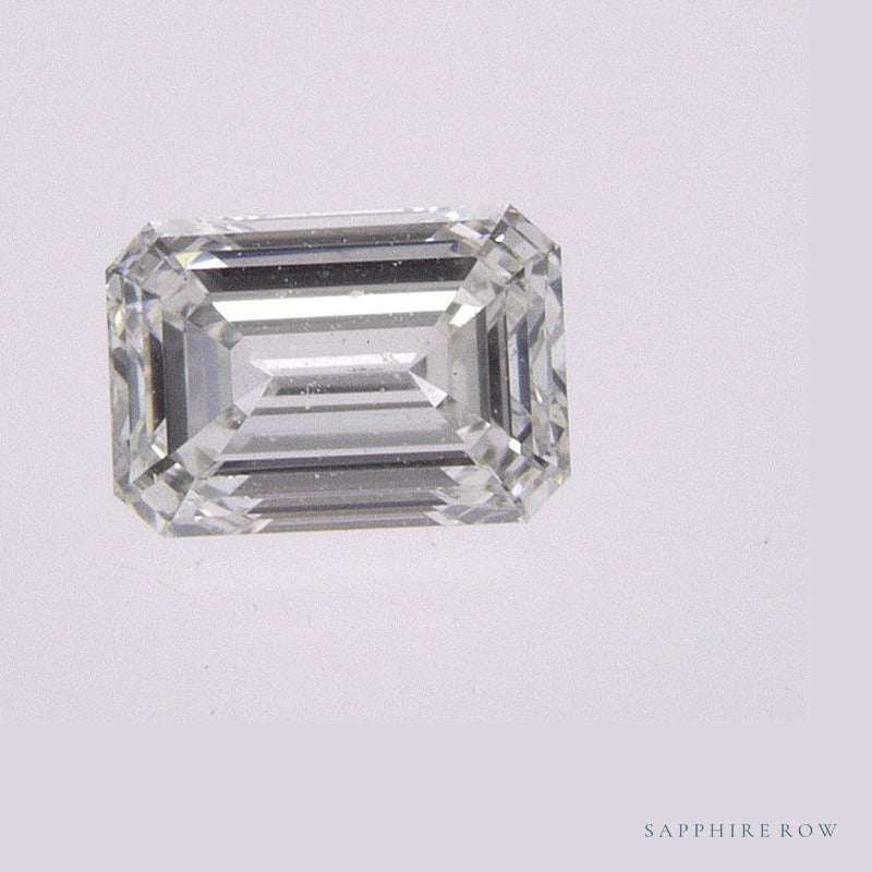 0.53 ct natural diamond, emerald cut | Sapphire Row · cut6