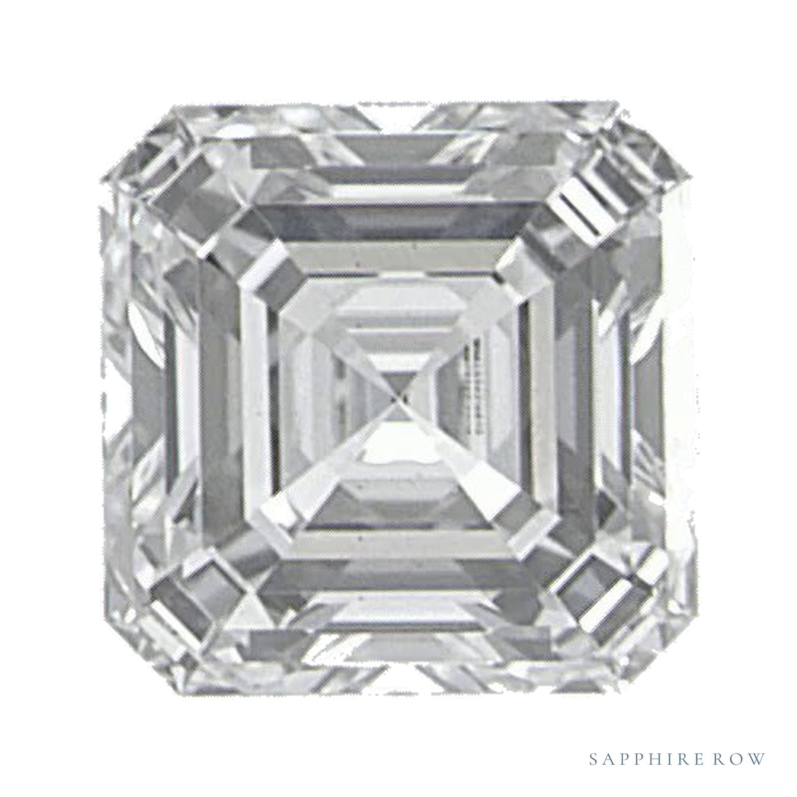 0.53 ct lab-grown diamond, asscher cut | Sapphire Row · cut4