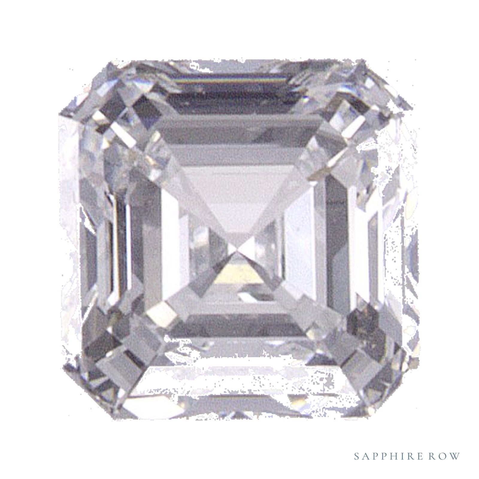 0.53 ct lab-grown diamond, asscher cut | Sapphire Row · cut4
