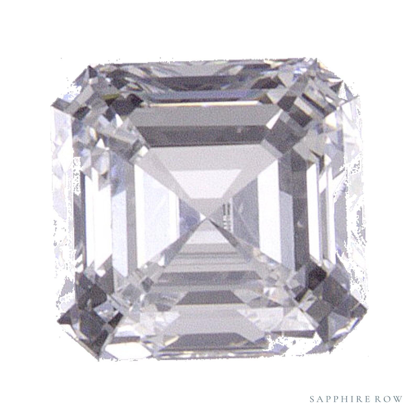 0.53 ct lab-grown diamond, asscher cut | Sapphire Row · cut4