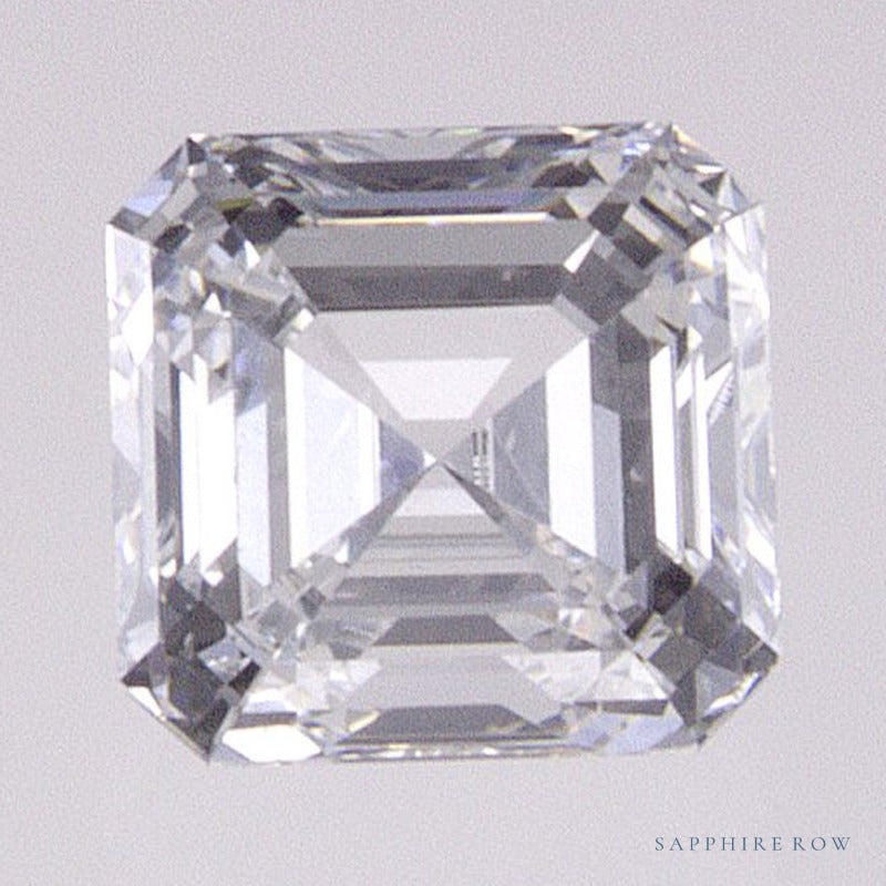 0.53 ct lab-grown diamond, asscher cut | Sapphire Row · cut7