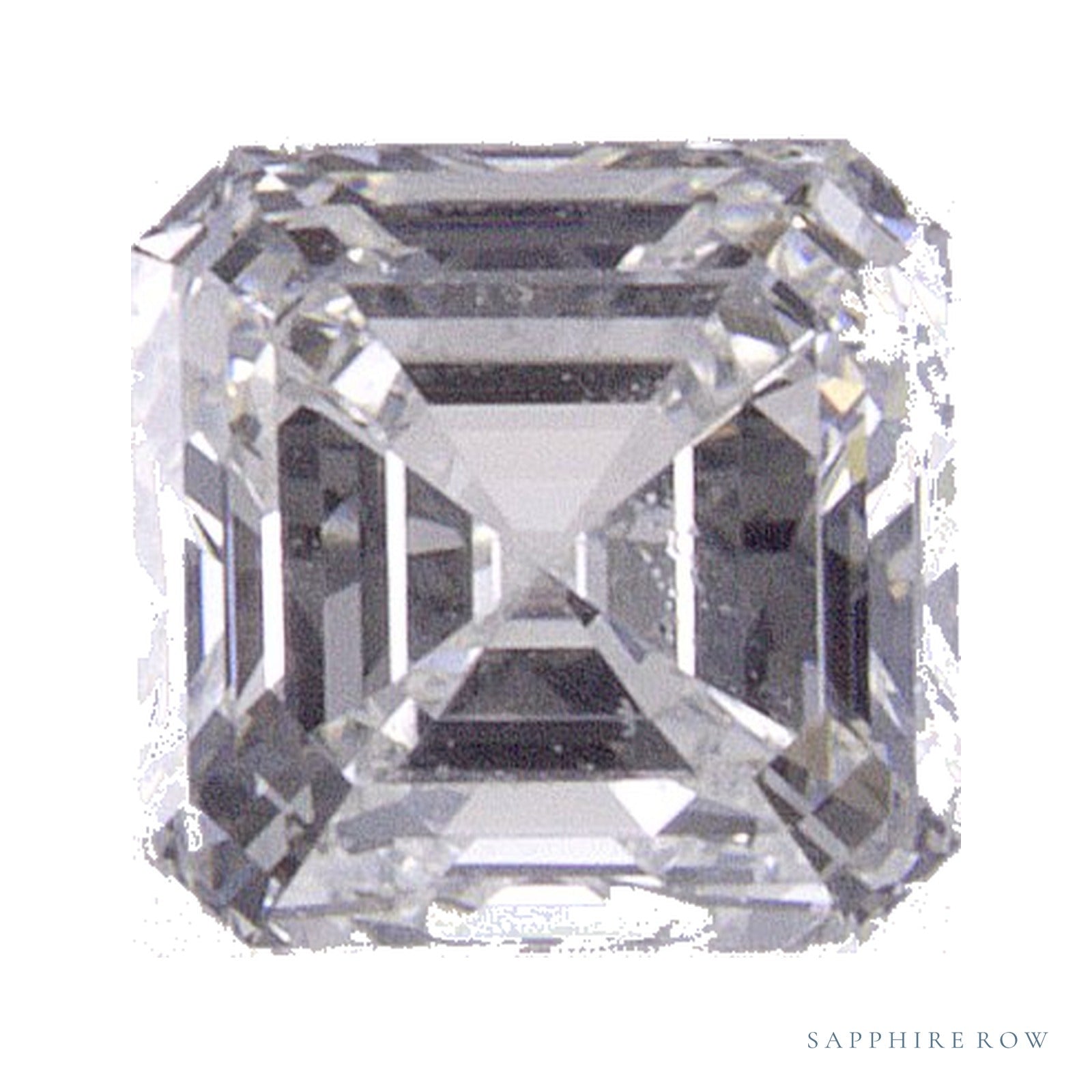 0.53 ct lab-grown diamond, asscher cut | Sapphire Row · cut4