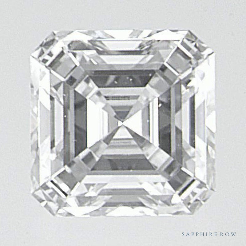 0.53 ct lab-grown diamond, asscher cut | Sapphire Row · cut7