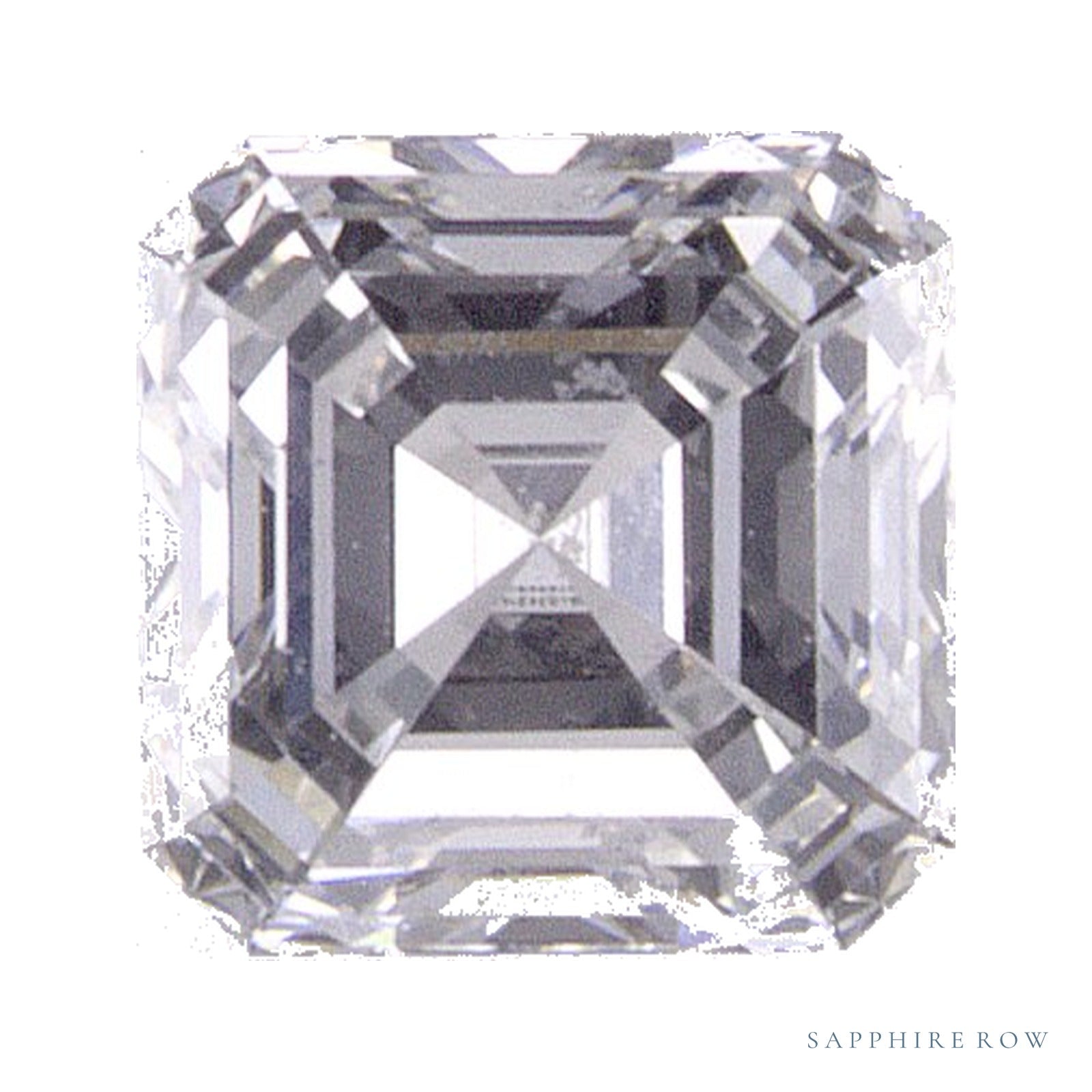 0.53 ct lab-grown diamond, asscher cut | Sapphire Row · cut4
