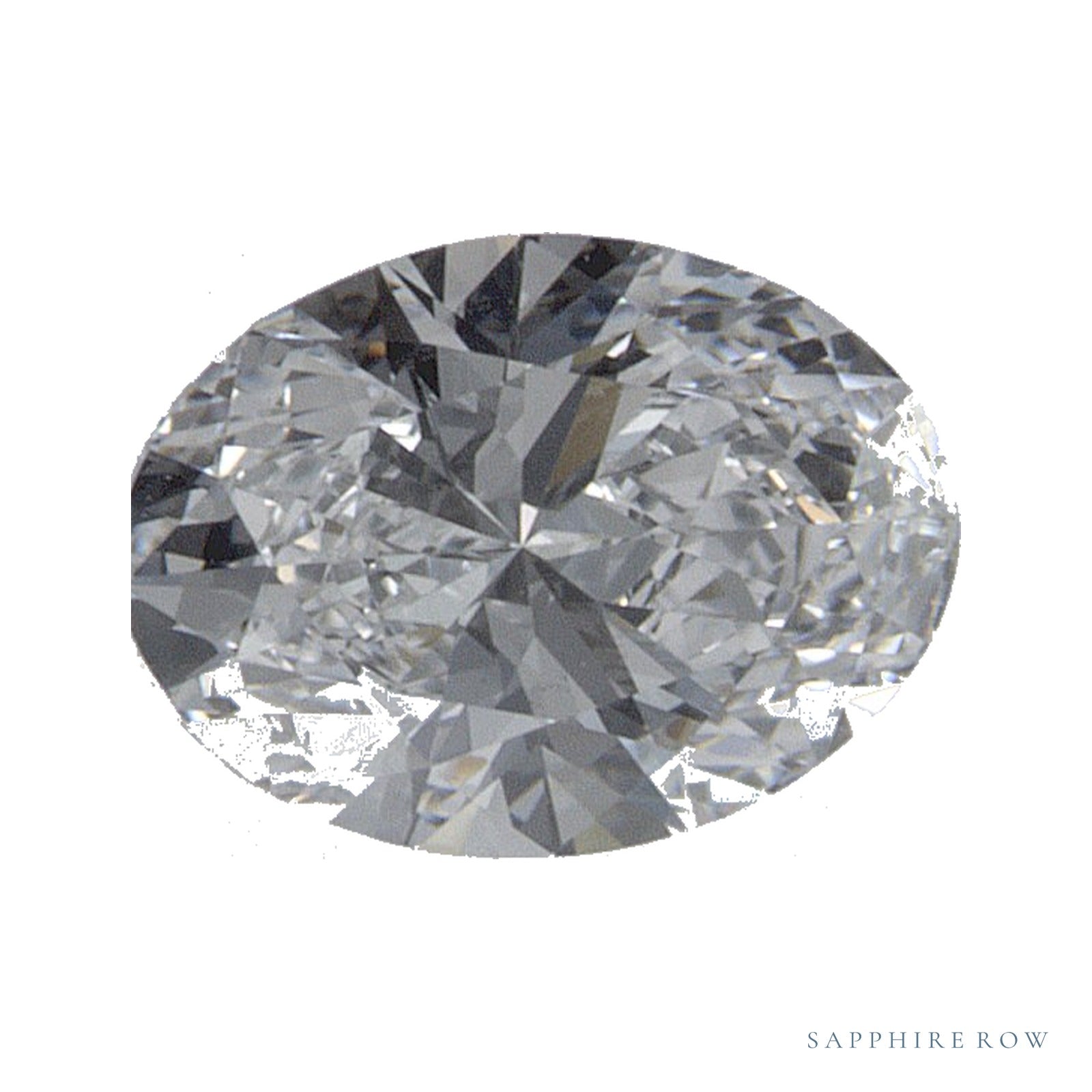 0.53 ct lab-grown diamond, oval cut | Sapphire Row · cut4